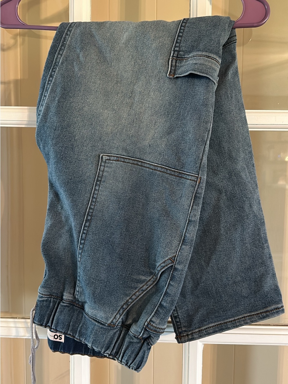 Men's Blue Denim Jogger Jeans